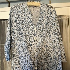 April Cornell floral blouse